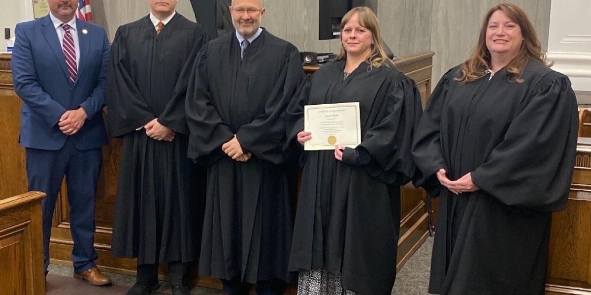 Clerk Magistrate Swearing-in Ceremony for Annette Shafer in North Platte