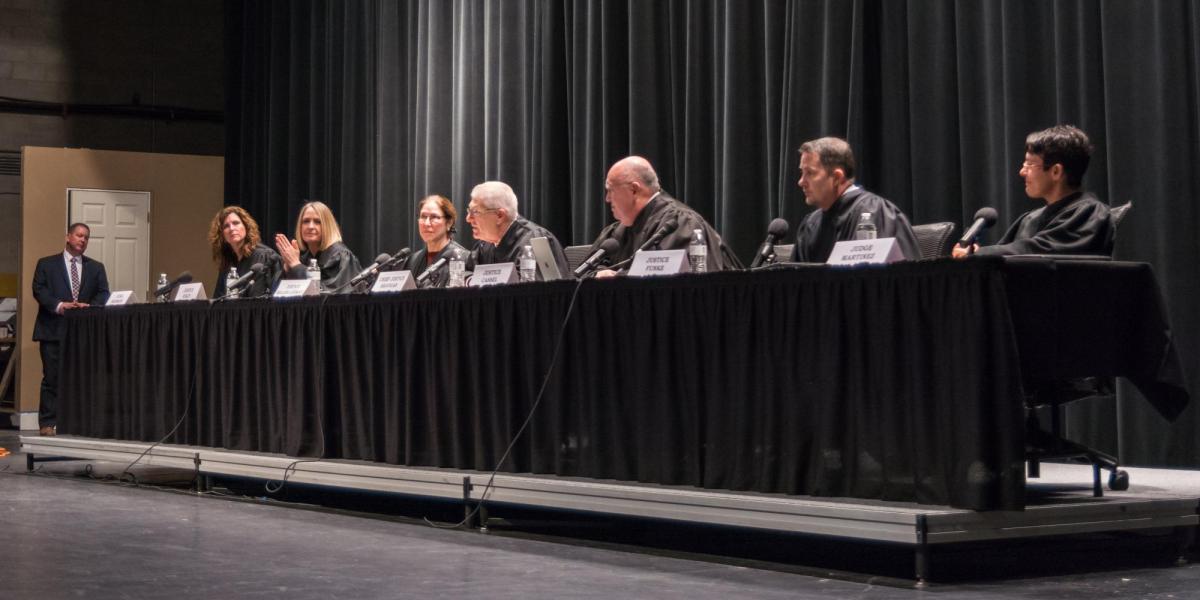 Nebraska Supreme Court Took Court Argument to Millard North High School in April