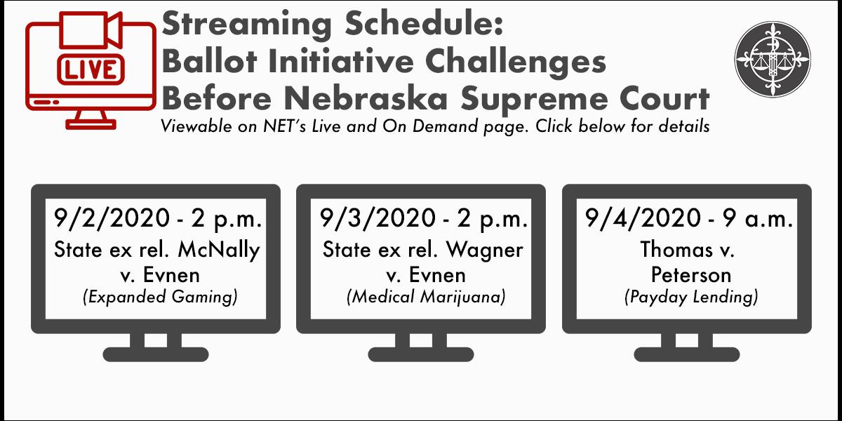 Nebraska Supreme Court Ballot Initiative Challenges Livestreaming on NET On Demand