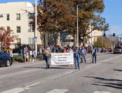 Veterans Court Participates in Lincoln’s Veterans Parade
