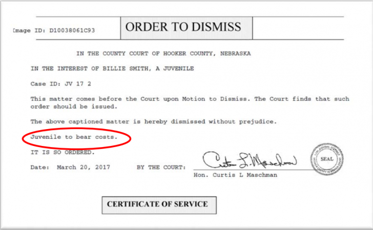 Order of Dismissal - Order Dismissal