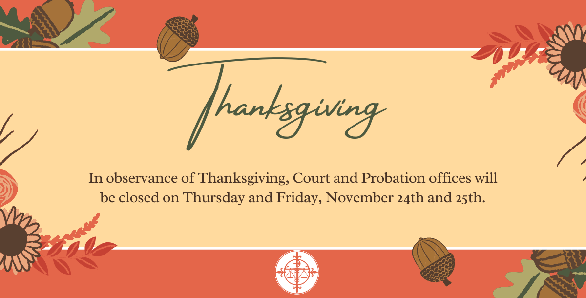 Thanksgiving Closure Notice