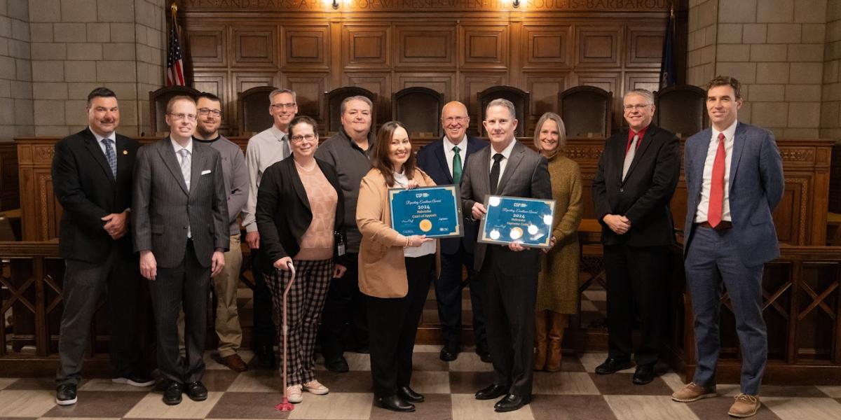 Members of the team (left to right) include: Brandon Helding, Justin Swartz, Todd Koehler, Kristen Nikolai, Rick Hixson, and Hazel Delgado.