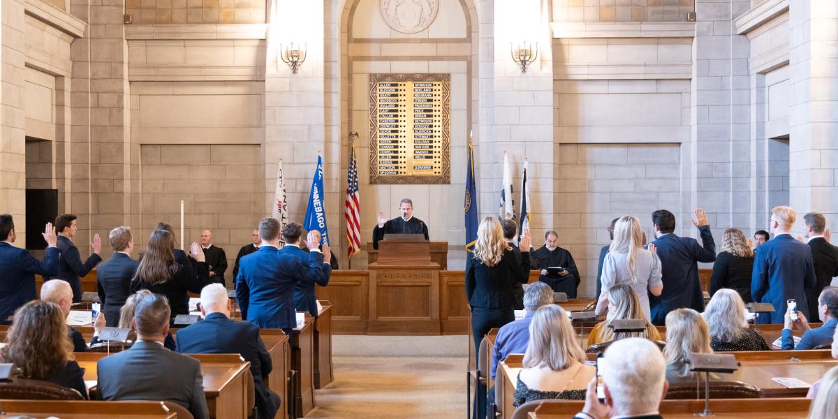 New Lawyers Admitted to the Practice of Law During April Swearing-in Ceremony