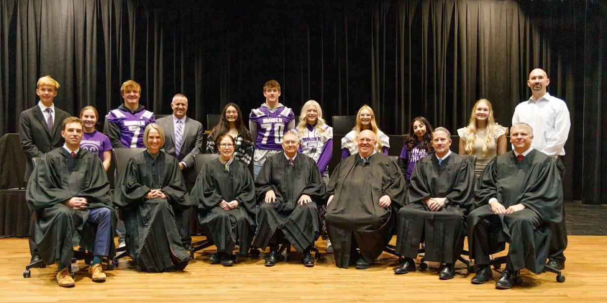 Justices Give Minden Area High School Students a Lesson in Civics Education