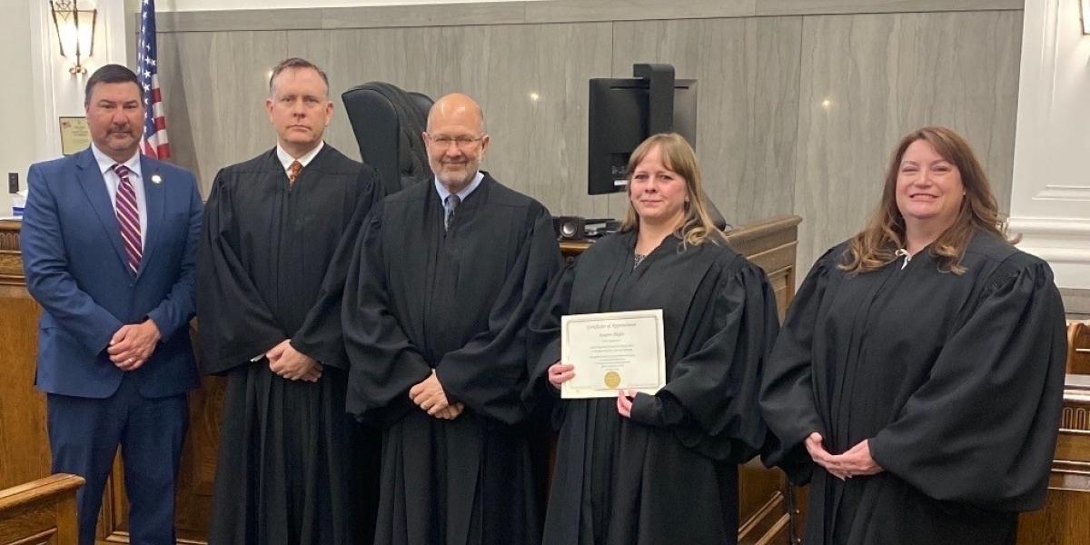 Clerk Magistrate Swearing-in Ceremony for Annette Shafer in North Platte
