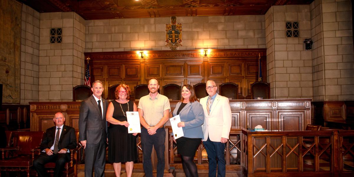 Individuals with award