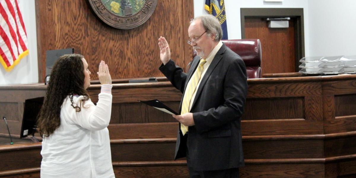 Sharmin Gonzales Sworn-in as Clerk Magistrate of the Buffalo County Court