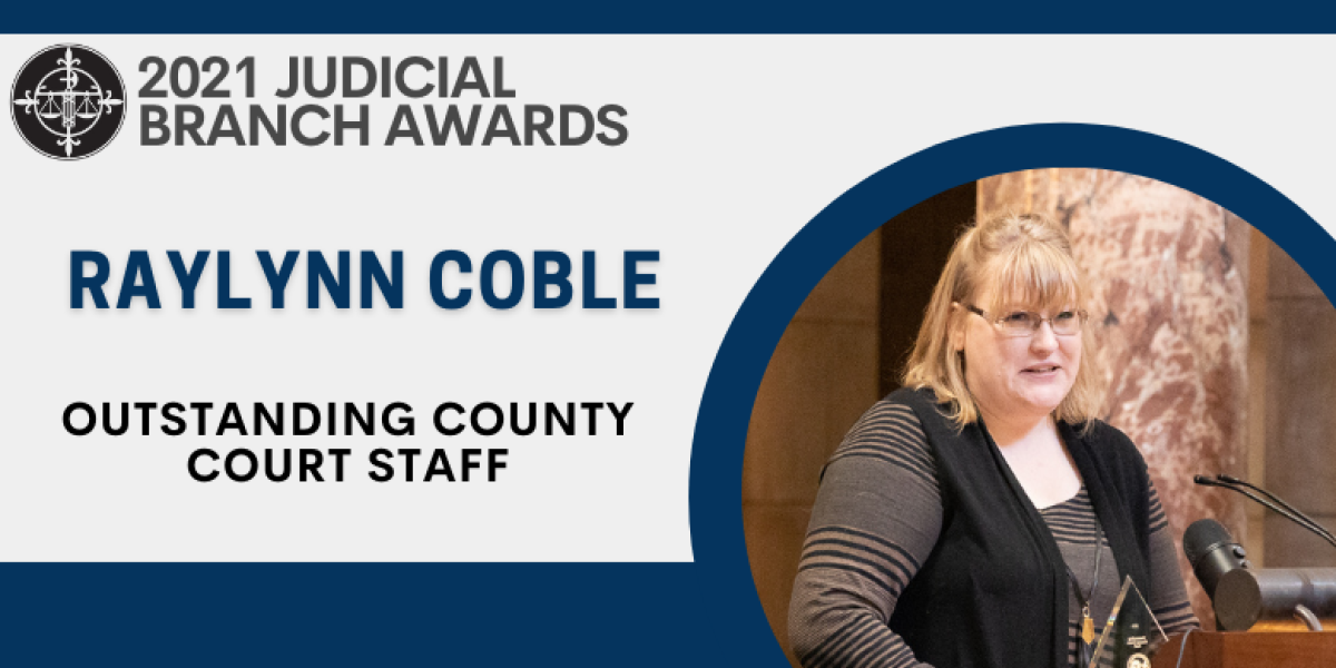 Outstanding County Court Staff Award, 2021