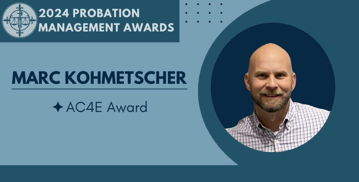 Probation Management AC4E Award: Marc Kohmetscher