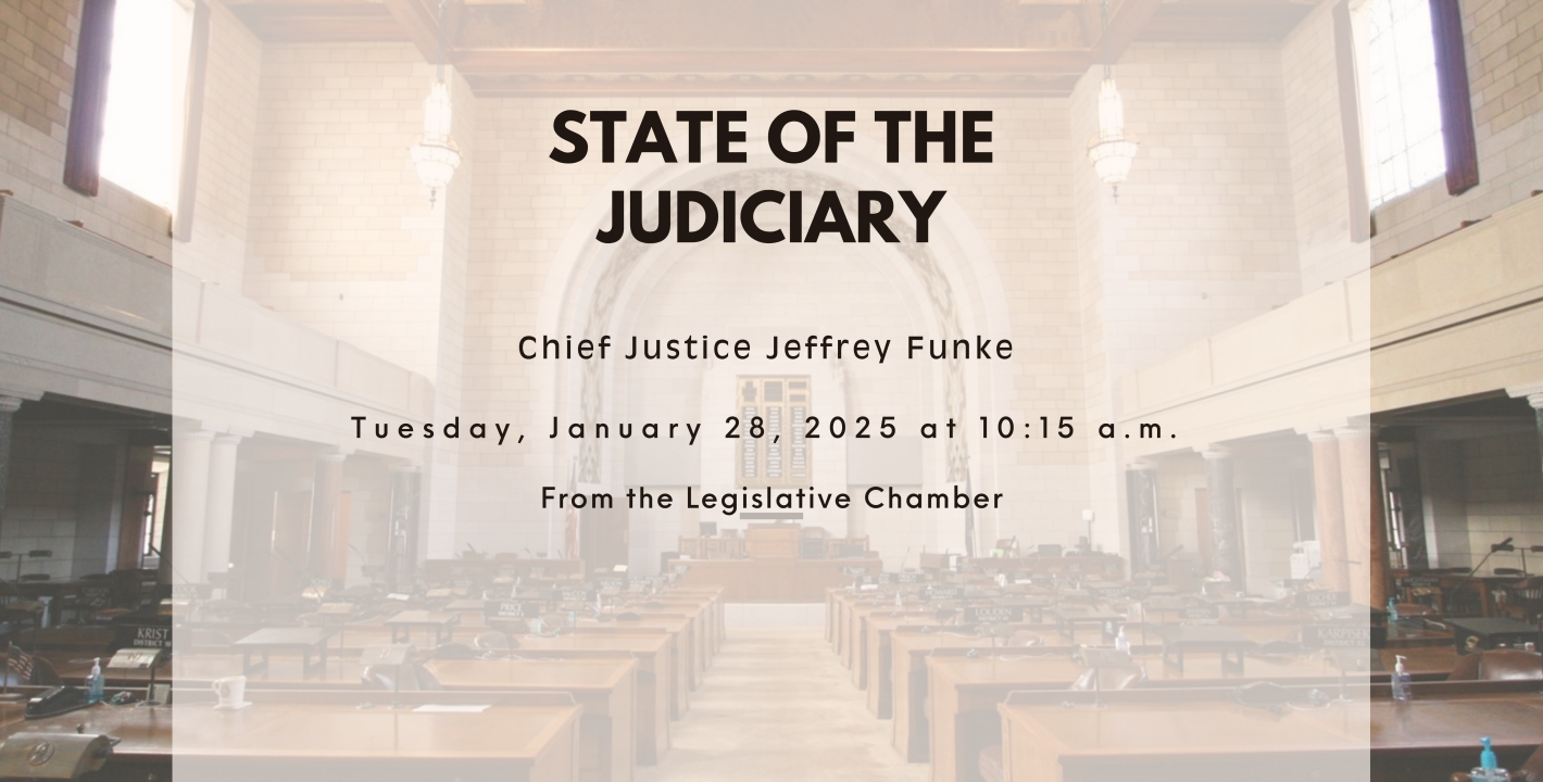 Chief Justice Funke to Give State of the Judiciary Address January 28