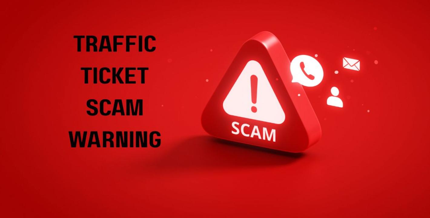 Traffic Ticket Scam Warning