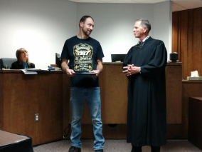 James Stecker with York graduate