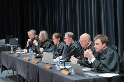 Supreme Court at Wahoo High School