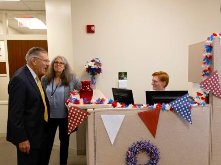 Chief Justice Heavican and Judge Laurie Yardley