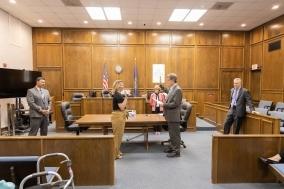 Buhrman Takes Oath as Clerk Magistrate in Madison