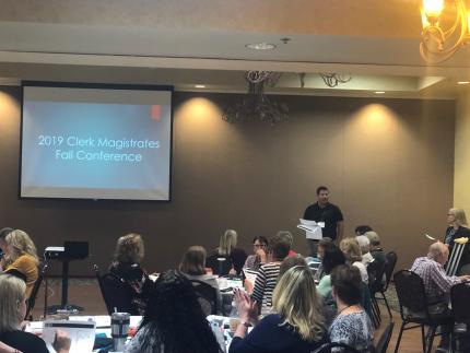 Clerk Magistrates Fall Conference Held at Divots