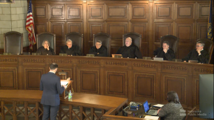 District Judge J Russell Derr Sits with Nebraska Supreme Court
