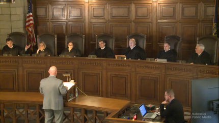 District Judge Leo Dobrovolny Sits with Nebraska Supreme Court