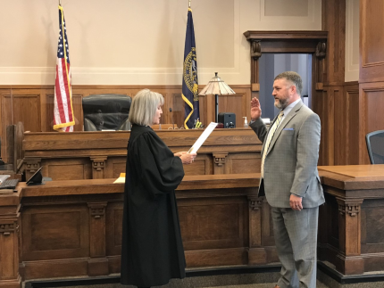 Todd Engleman Takes Oath as District Court Judge