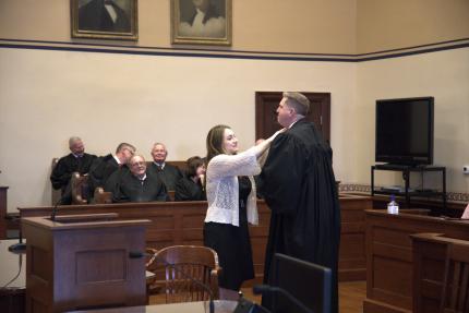 County Court Judge Gaertig Takes Oath of Office