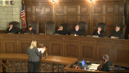 District Judge Stefanie Martinez Sits with Nebraska Supreme Court