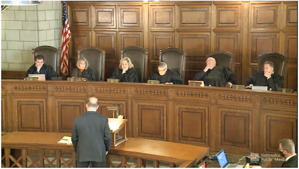 District Judge Terri Harder Sits with Nebraska Supreme Court – November 2