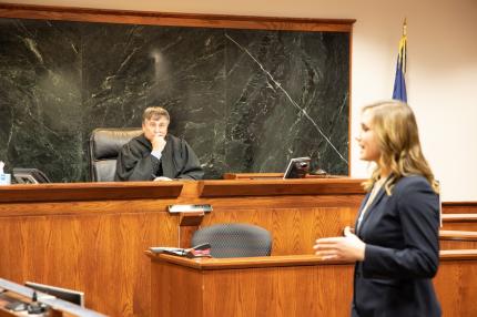 Judges Coordinate Mock Trials for Nebraska High Schools