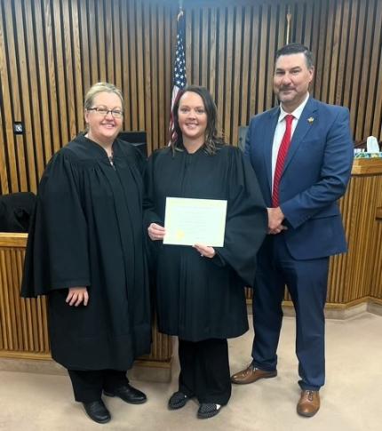Meister Sworn-in During Local Oath of Office Ceremony in Platte County
