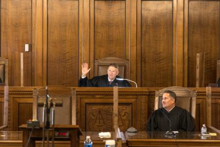 Nebraska State Probation Officers Sworn-in by Chief Justice