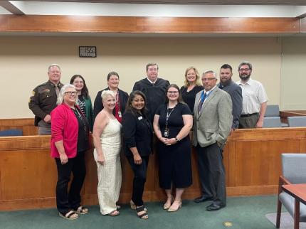 Photo: Second Judicial District Veterans Treatment Court Team.