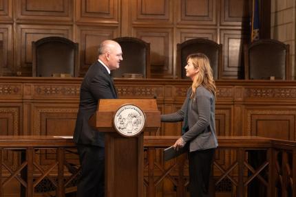 Justice Bergevin and Alyssa Bourbon