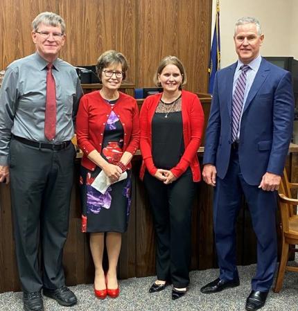 Katy Armbruster Sworn-in as Clerk Magistrate of Stanton County Court
