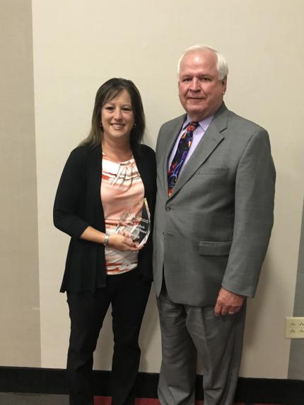 Service to Youth Award Presented to Kathleen Hein, Platte County Court