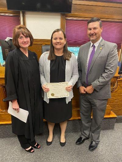 Angela Holtmeier Formally Sworn into Role
