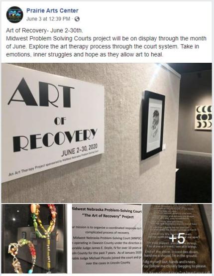 Midwest Nebraska Problem-Solving Court participates in “The Art of Recovery” Project.