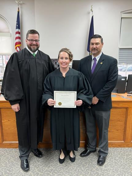 Clerk Magistrate Richheart Swearing-in Ceremony - Nebraska City