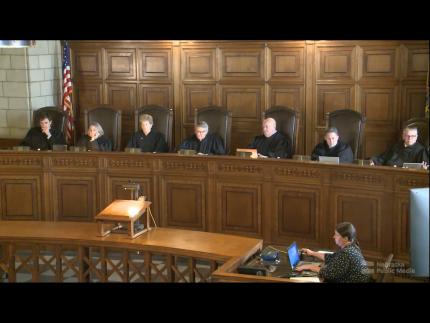 District Judge Susan Strong Sits with Nebraska Supreme Court