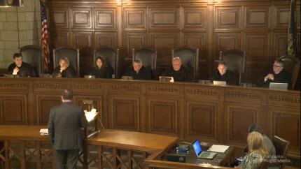 District Judge Christina Marroquin Sits with Nebraska Supreme Court