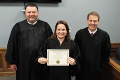 Fowler Sworn-In as Hall County Clerk Magistrate
