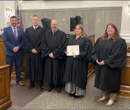 Clerk Magistrate Swearing-in Ceremony for Annette Shafer in North Platte