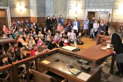 Grade Schoolers Visit Supreme Court During National Judicial Outreach Week