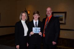 Damon Bennett of GI Northwest Wins Student News Reporter Contest at State Mock Trial Championship