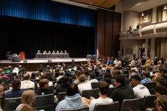 Students in auditorium
