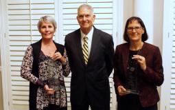 Distinguished Judge Awards Presented to Douglas County District Court Judge Leigh Ann Retelsdorf and Seward County Court Judge C. Jo Petersen