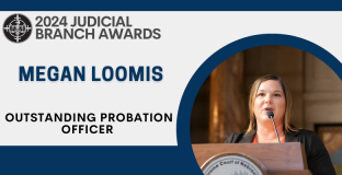 2024 Outstanding Probation Officer Award, Megan Loomis