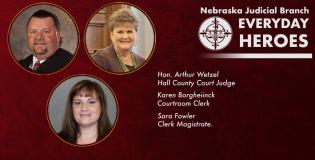 Everyday Heroes: Honorable Arthur Wetzel, Karen Borgheiinck and Sara Fowler Honored